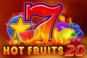 Klassik meyvə simvolları ilə zəngin Hot Fruits 20 oyununun canlı və dadlı təsviri.