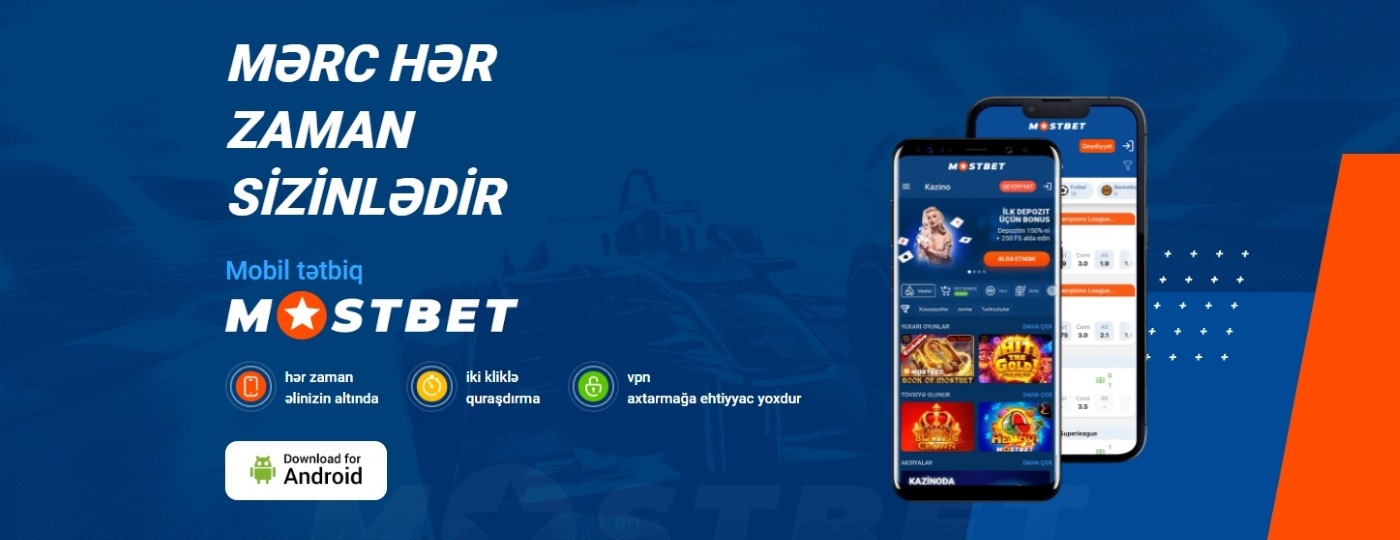 Mostbet AZ tərəfindən mobil proqramlar.